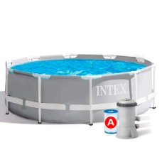 Басейн каркасний Intex Prism Frame Pool круглий 6148 л