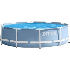 Басейн каркасний Intex Prism Frame круглий 305х76 см, 4485 л, блакитний