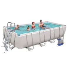 Басейн каркасний Bestway Power Steel прямокутний 549х274х122 см, 14812 л
