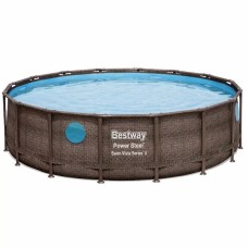 Басейн каркасний Bestway Power Steel Swim Vista 488x122 см, 19480 л