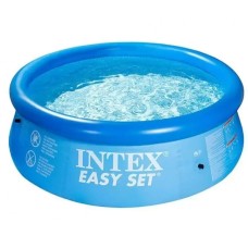 Басейн сімейний Intex Easy Set круглий 244х76 см, 2420 л, блакитний
