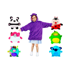 Дитячий плед із капюшоном і рукавами — Huggle Pets Hoodie