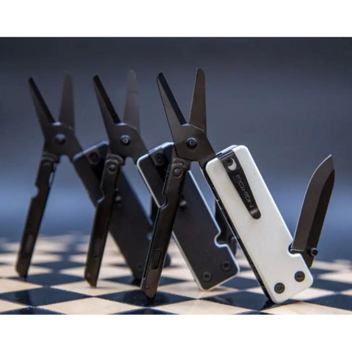 Міні мультитул Roxon KS2E Noir, чорне лезо, білий